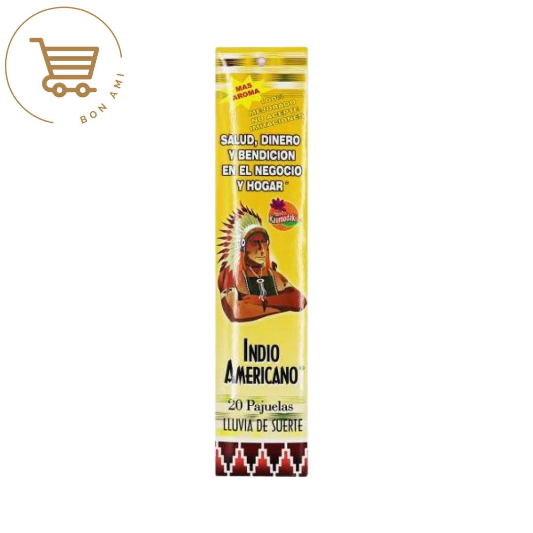 Incienso Indio Americano Lluvia de Suerte