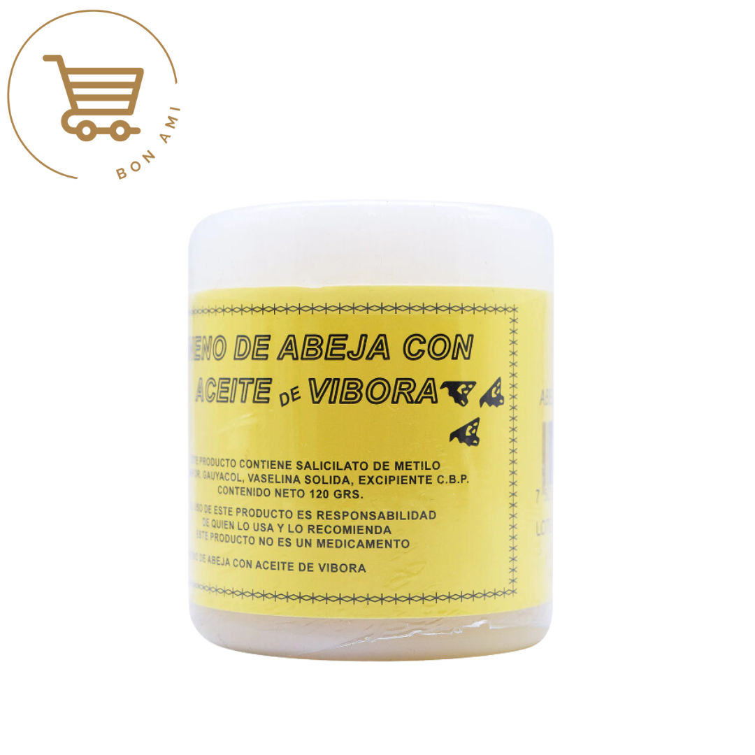 Pomada de Veneno de Abeja y Aceite de Vibora 120 g