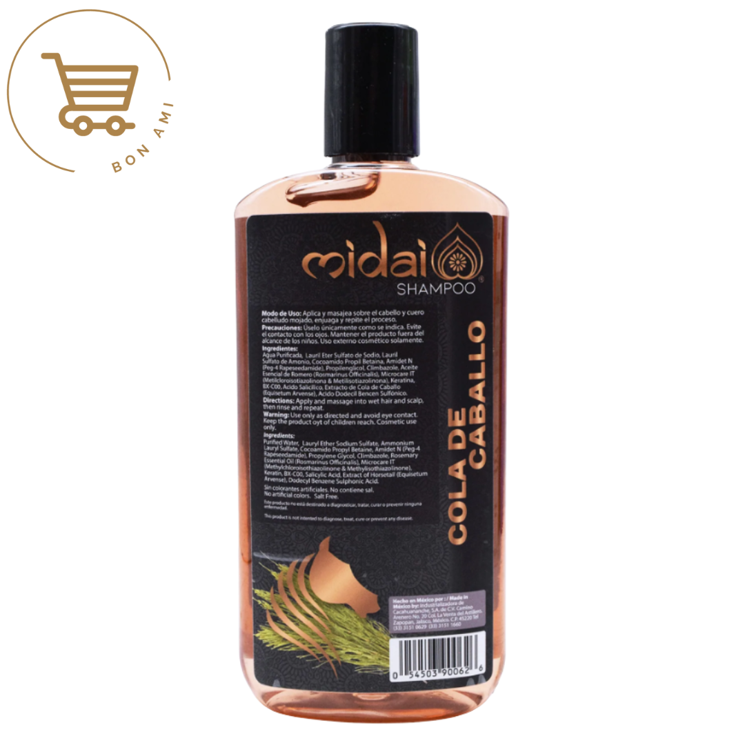 Shampoo Midai Cola de Caballo 500 ml