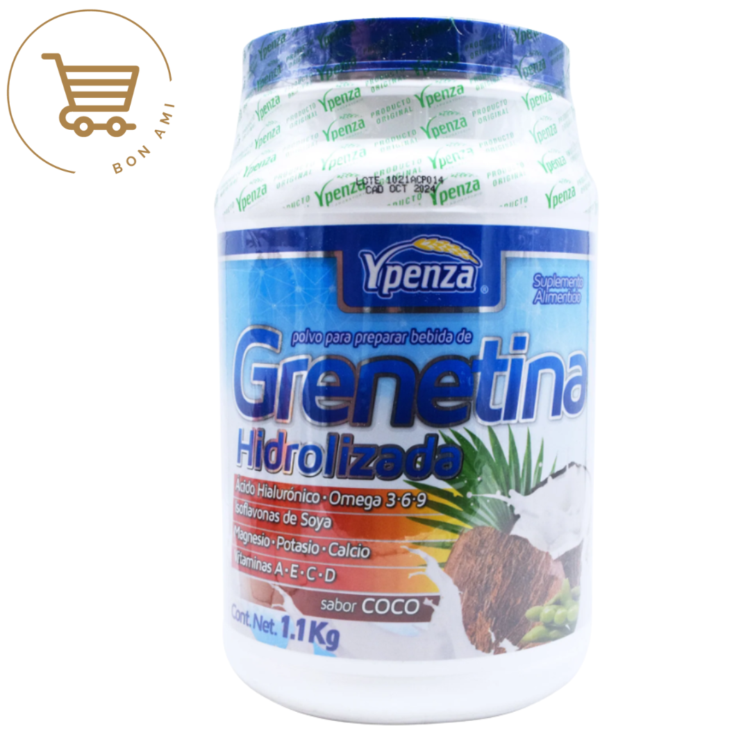 Grenetina Hidrolizada Sabor Coco 1.1 kg