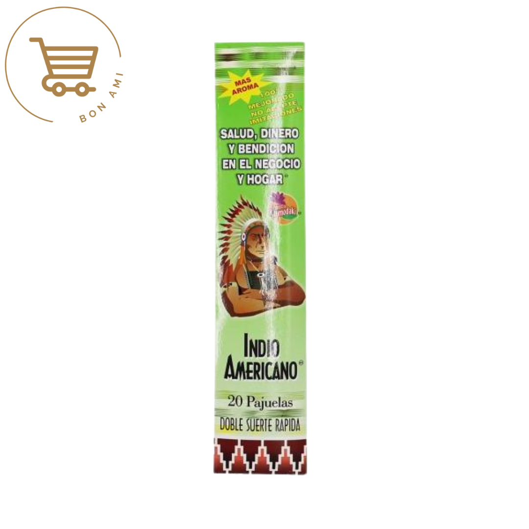 Incienso Indio Americano Doble Suerte Rapida